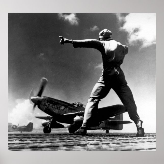 Poster P-51 Mustang (Devant)