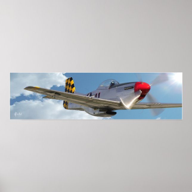 Poster "P-51D Mustang" (Devant)