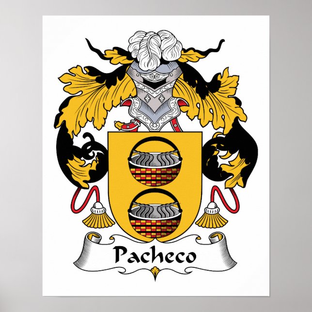 Poster Pacheco Family Crest (Devant)