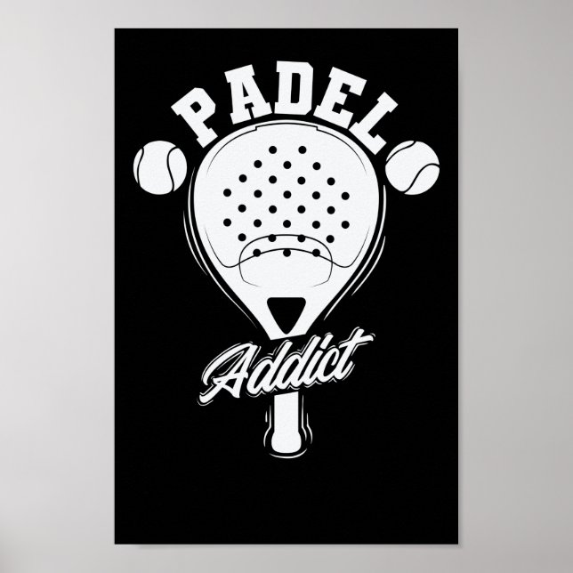 Poster Padel Addict (Devant)
