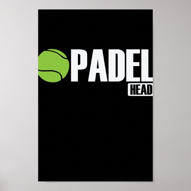 Poster Padel Head Tennis (Devant)