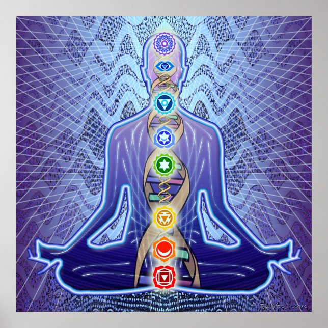 Poster Padma Sambhava Radiant violet (Devant)