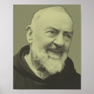 Poster Padre Pio de Pietrelcina