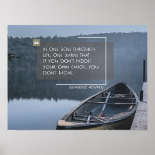 Poster Pagayer votre propre canot