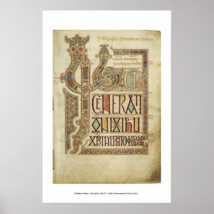 Poster page 27r d'évangile de lindisfarne