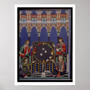 Poster Page 90 du livre des jeux faits pour Alfonso X