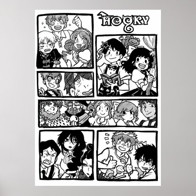 Poster Page de bande dessinée (Devant)