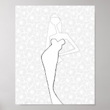 Page de coloriage de mariée Mariage de mode illust