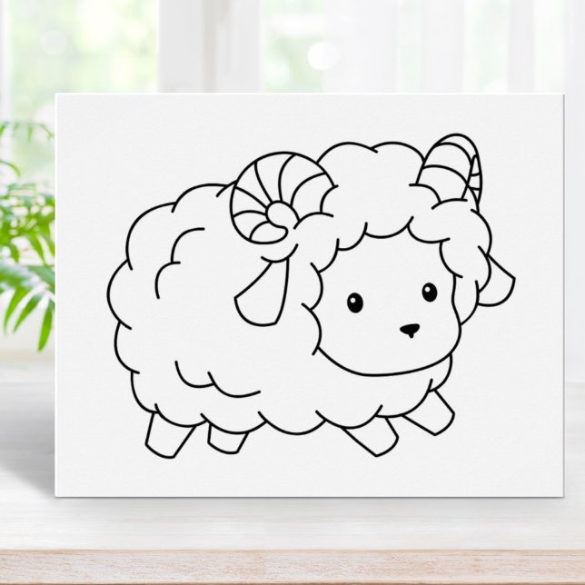 Poster Page de coloriage des petits moutons (Créateur téléchargé)