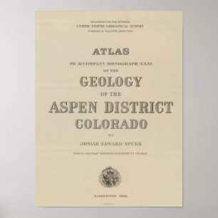 Poster Page de titre Atlas de la géologie