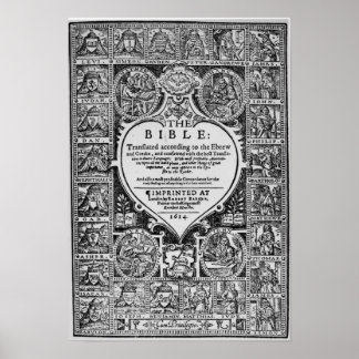 Poster Page de titre pour la traduction anglaise