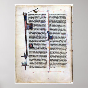 Poster Page lumineuse Romance Arthurian