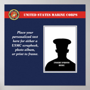 Poster Page Photo du scrapbook du Corps des Marines