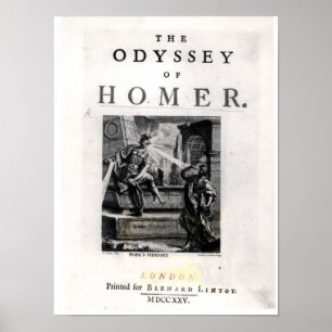 Poster Page titre pour "l'odyssée" par Homer