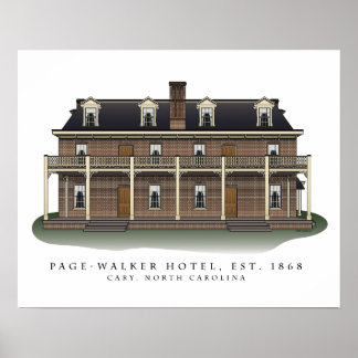 Poster Page-Walker Hotel Architectural Print