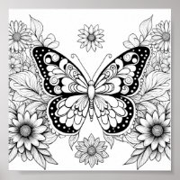 Pages De Coloration Papillon Pour Adultes