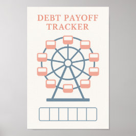 Poster Paiement de la dette Ferris Wheel Tracker