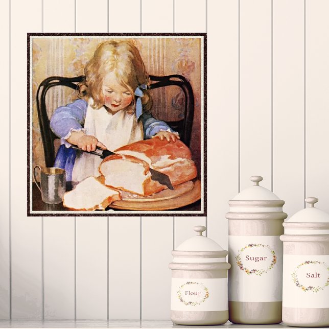 Poster Pain à trancher par Jessie Willcox Smith (Créateur téléchargé)