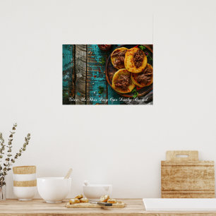 Poster Pain Arepa Avec Mots De Prière Personnalisé