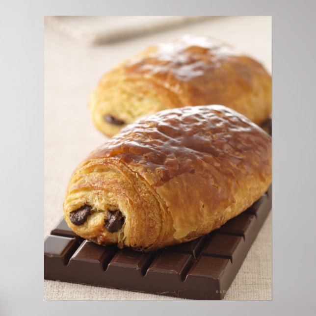 Poster pain au chocolat (Devant)