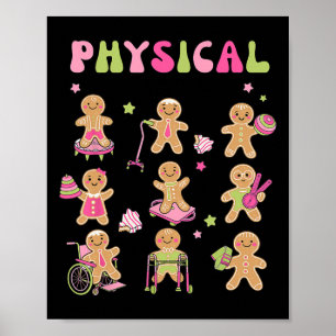 Poster Pain d'épices de Noël Pt Thérapie physique Istant