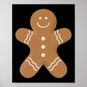 Poster Pain d'épices Homme Cookie Biscuit Fun Nourriture 