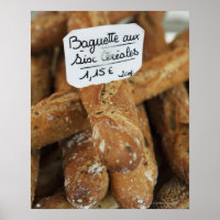 Pain français au marché
