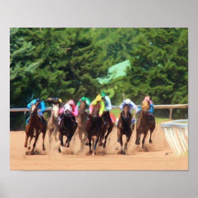 Poster Painage de chevaux Racing Pack (Devant)