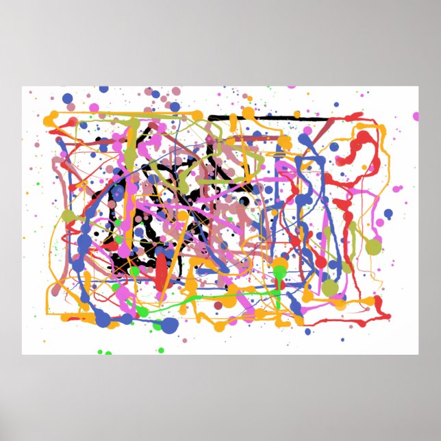 Poster Paint Splatter (Devant)