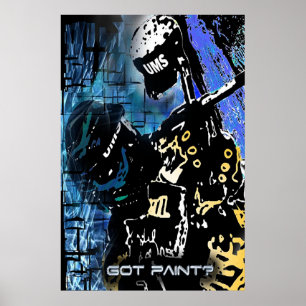 Poster Paintball final de survie