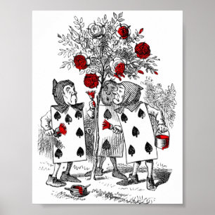 Poster Painting the Roses Red