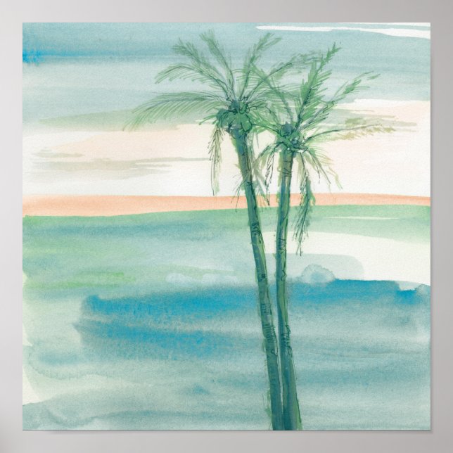 Poster Paisible Dusk Tropical (Devant)