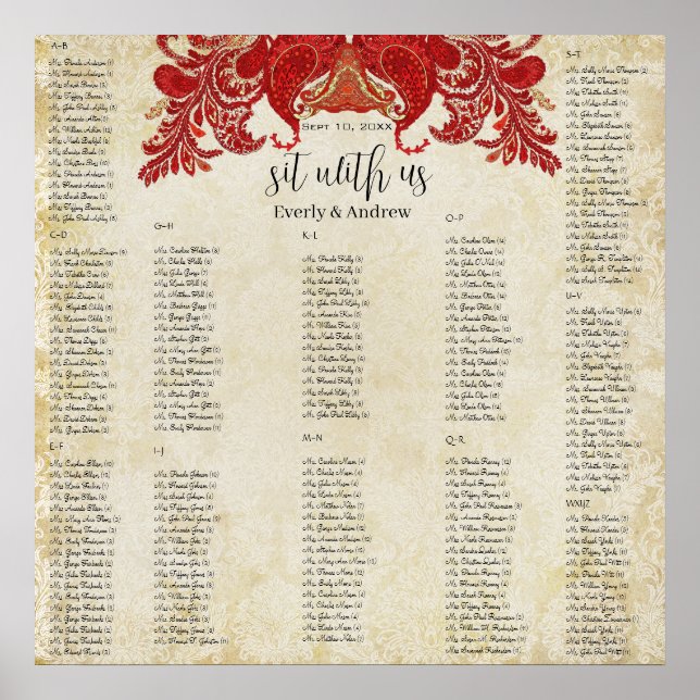 Poster Paisley Peacock - Utilisez 35 x 35 dimensions (200 (Devant)