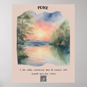 Poster Paix et calme