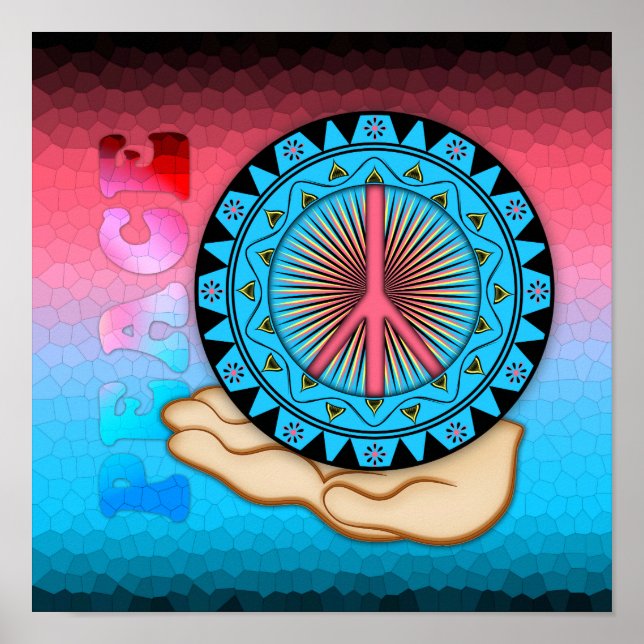 Poster Paix ~ Soleil (Devant)