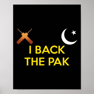 Poster Pakistan Cricket Je Vérifie Le Maillot De Cricket
