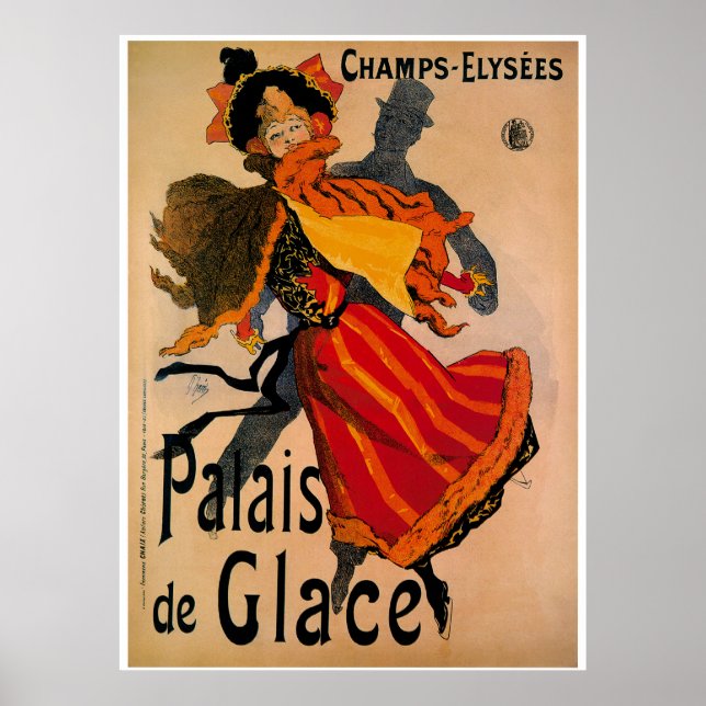 Poster Palais De Glace, 1896 Annonce Art Nouveau (Devant)