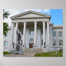 Poster Palais de justice du comté de Leavenworth, Leavenw