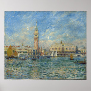 Poster Palais des Doges, Venise - Pierre-Auguste Renoir