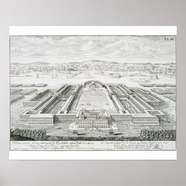 Poster Palais d'or de l'empereur Néron (AD 54-68), Rome (Devant)