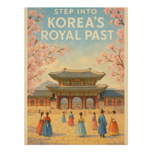 Poster Palais Gyeongbokgung à Séoul