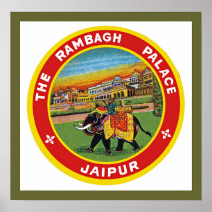 Poster Palais Jaipur de Rambagh