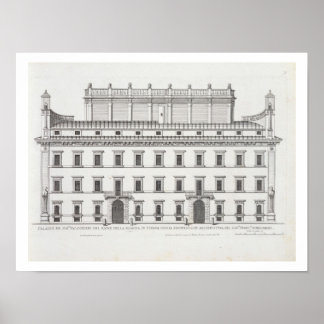 Poster Palazzo Falconieri, Rome, de Palazzi di Roma,
