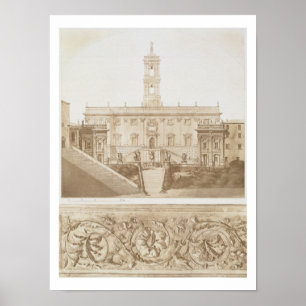 Poster Palazzo Senatorio, Le Capitole, Rome, de Fragme