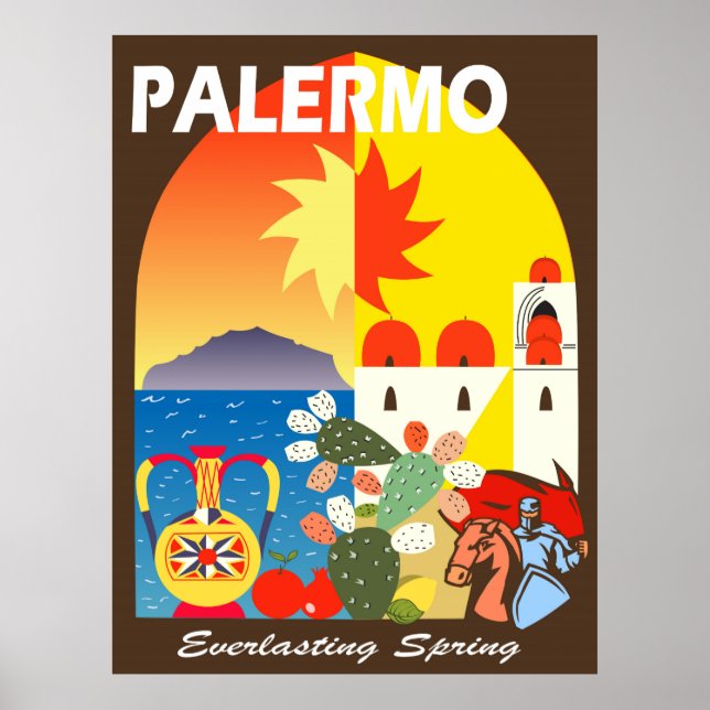 Poster Palermo, Printemps Éternel (Devant)
