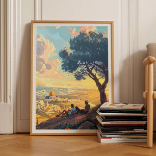 Poster Palestine Imprimé Palestine Illustration Palestine
