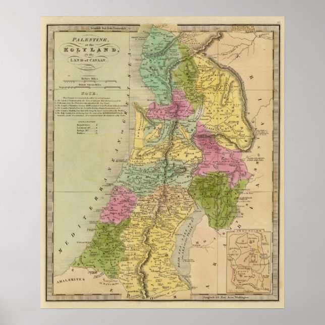 Poster Palestine, ou Terre Sainte (Devant)