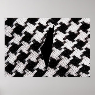 Poster Palestine Scarf avec carte