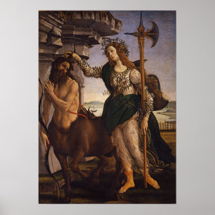 Poster Pallas and the Centaur by Botticelli