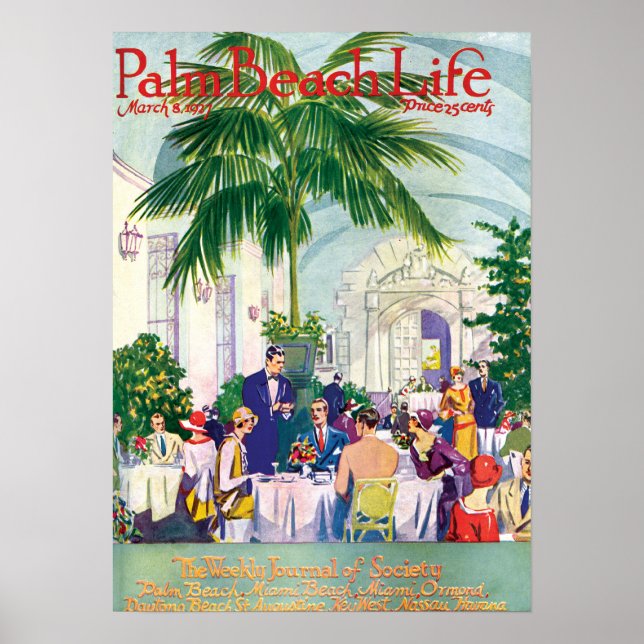 Poster Palm Beach Life #16 print (Devant)